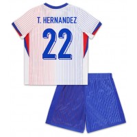 Maglie da calcio Francia Theo Hernandez #22 Seconda Maglia Bambino Europei 2024 Manica Corta (+ Pantaloni corti)